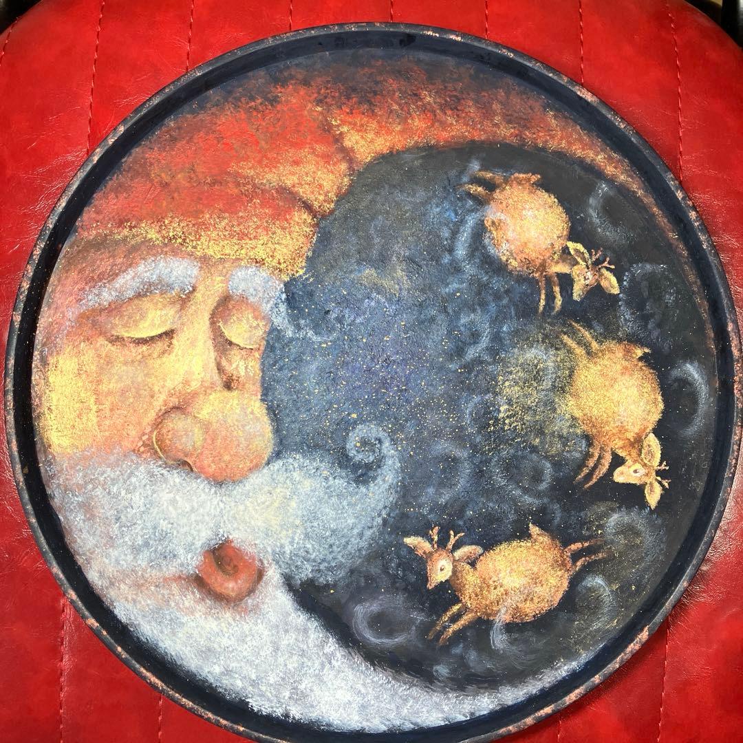 トールペイント作品♡ボビータカシマ♡Snoozing Santa Moon...