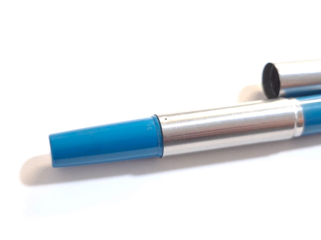 珍品　美品　PILOT　パイロット　万年筆　伸縮軸　ターコイズ色