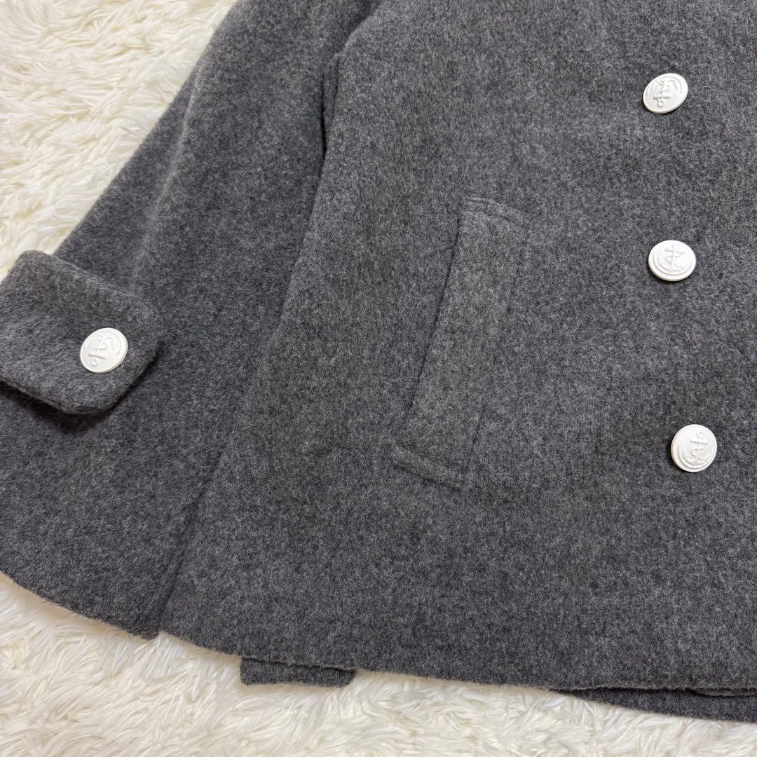 BEARDSLEY ビアズリー フーデッドショートコート グレー