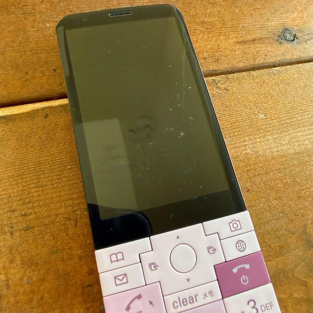 携帯電話本体 INFOBAR XV KYX31 CHERRY BERRY