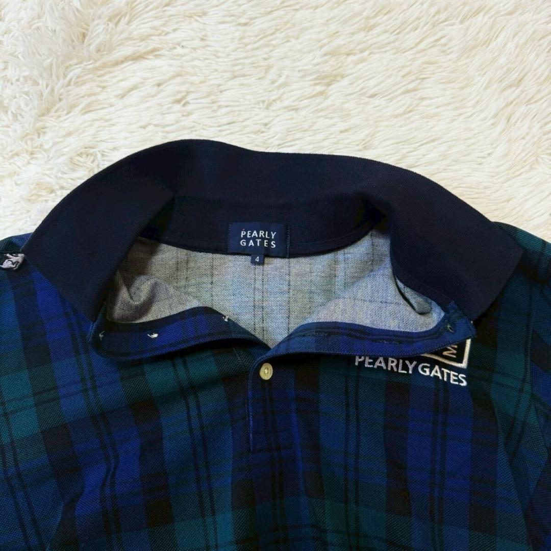 極美品/23年/L相当 パーリーゲイツ ポロシャツ ゴルフウェア QRコード 4