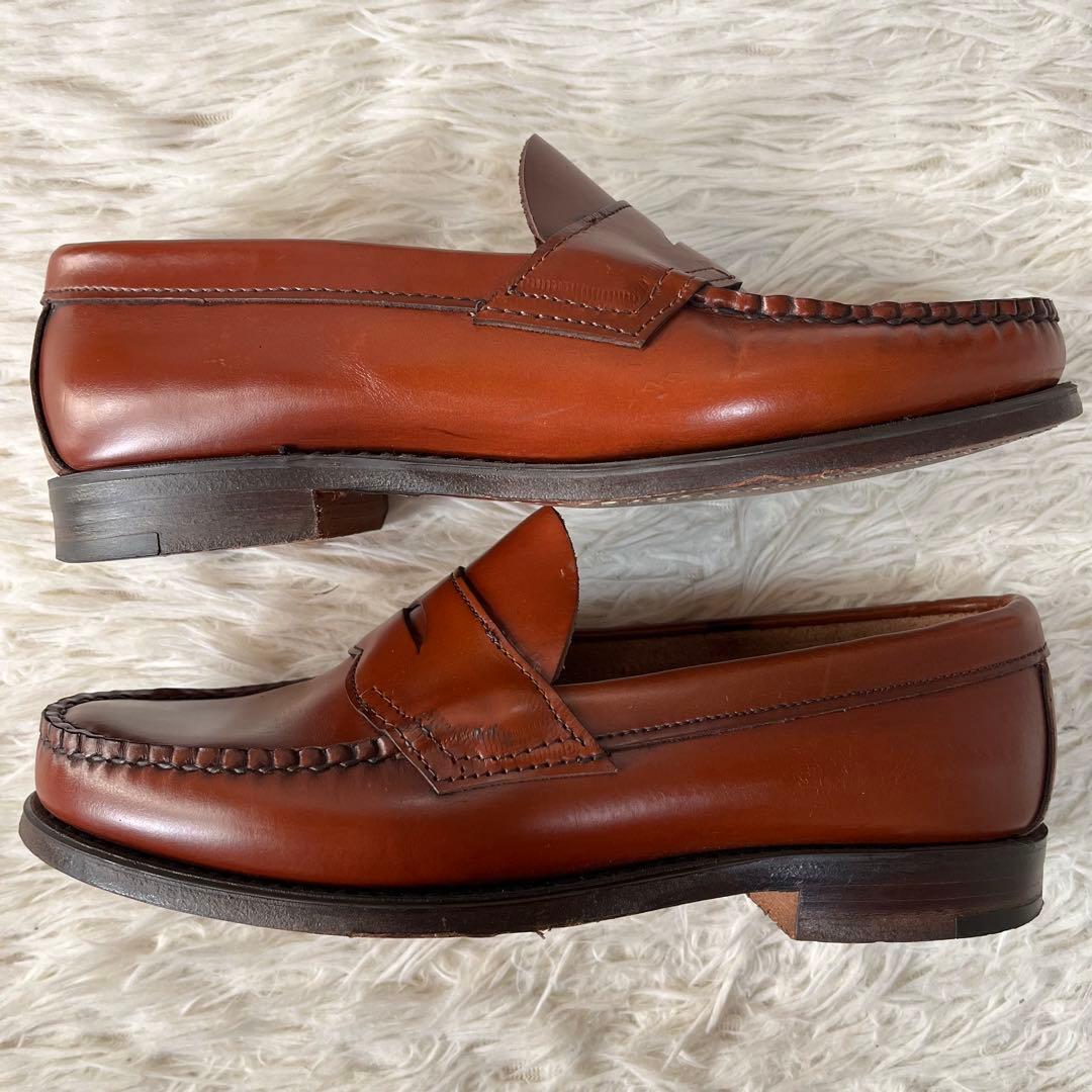 【美品】希少　ジーエイチバス　USA製 ウィージャンズ　ペニーローファー