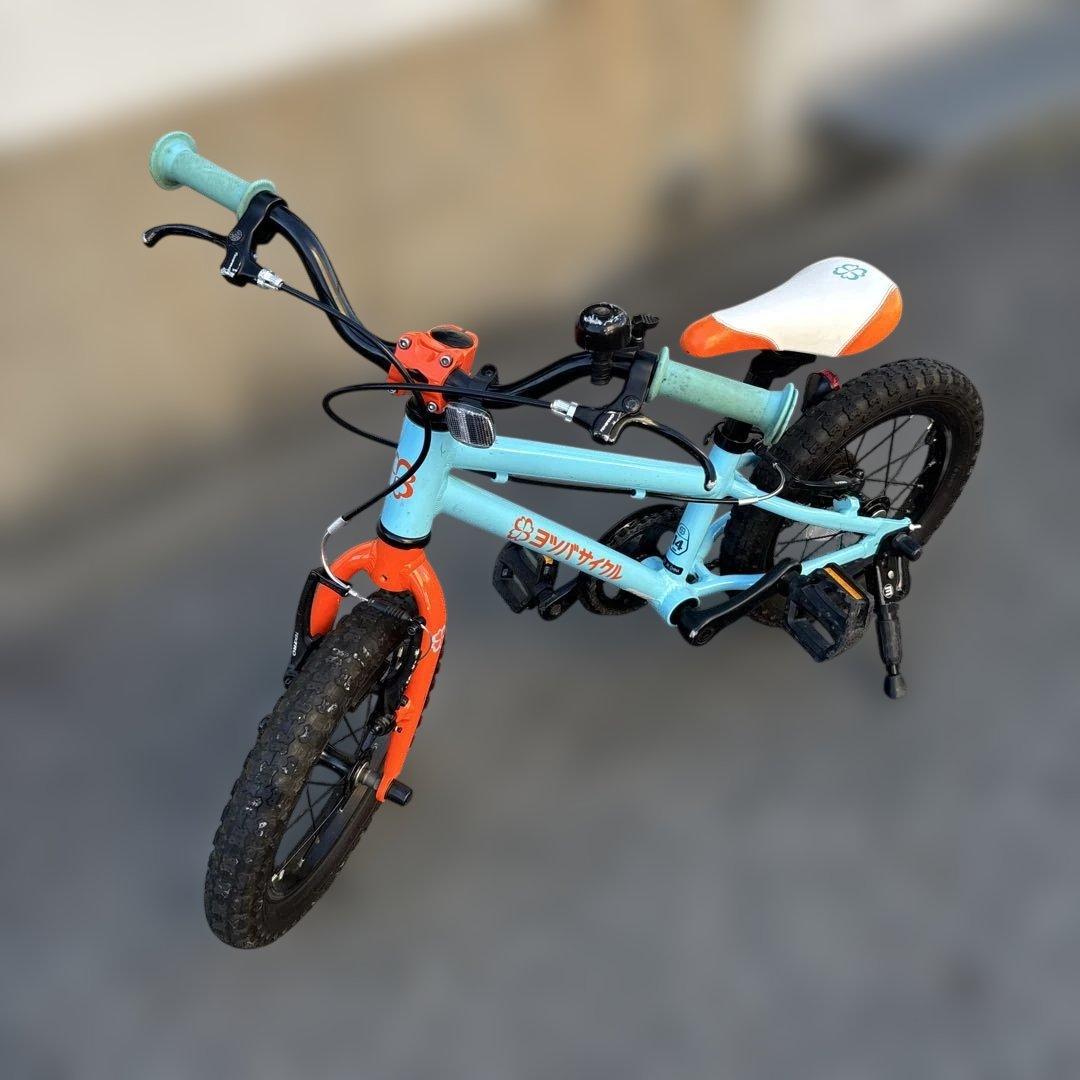 ヨツバサイクル14インチ　ラムネブルー　神戸市近辺引き取り限定