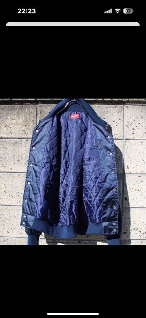 Rawlings ローリングス 袖9入り 大きめサイズ 古着スタジアムジャンパー