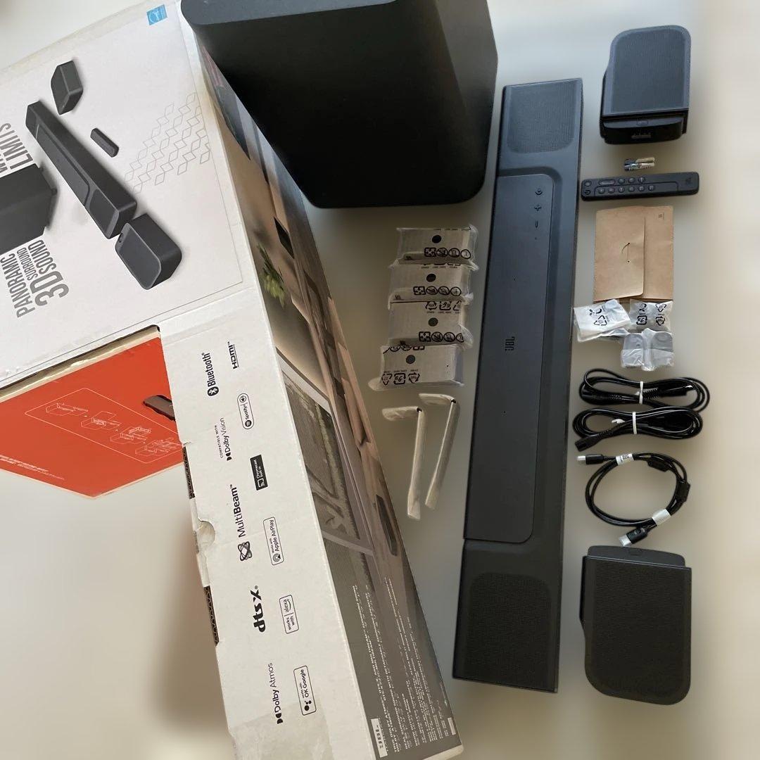 JBLサウンドバーBAR 1000 ATOMS搭載迫力サラウンド昨年末購入