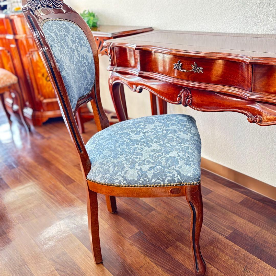 イタリア製 ダイニングチェア ブルー