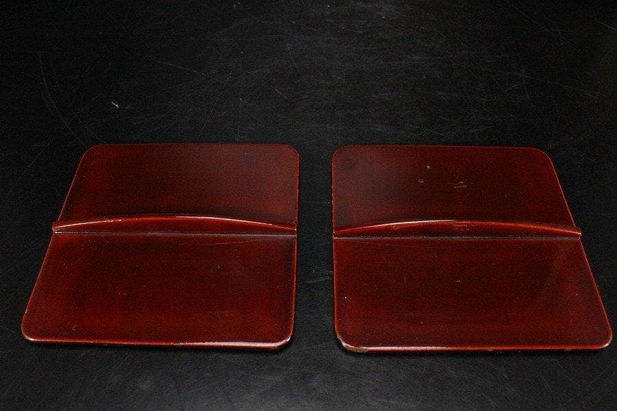 銅製 金銀菊紋 散らし 四方 銚子 酒器 一対 旧家蔵出