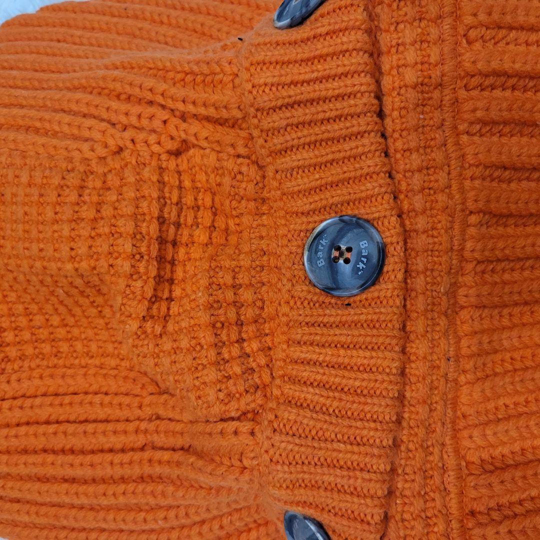 バーク　オレンジ　タグ付き　ニット　ガウン　ダッフルコート　ジャケット　高級感