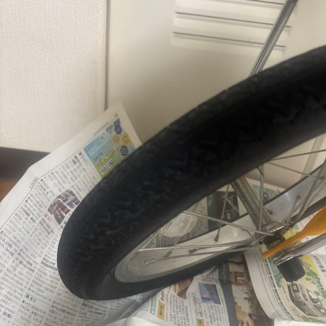 無印良品　子ども用自転車　16インチ　イエロー