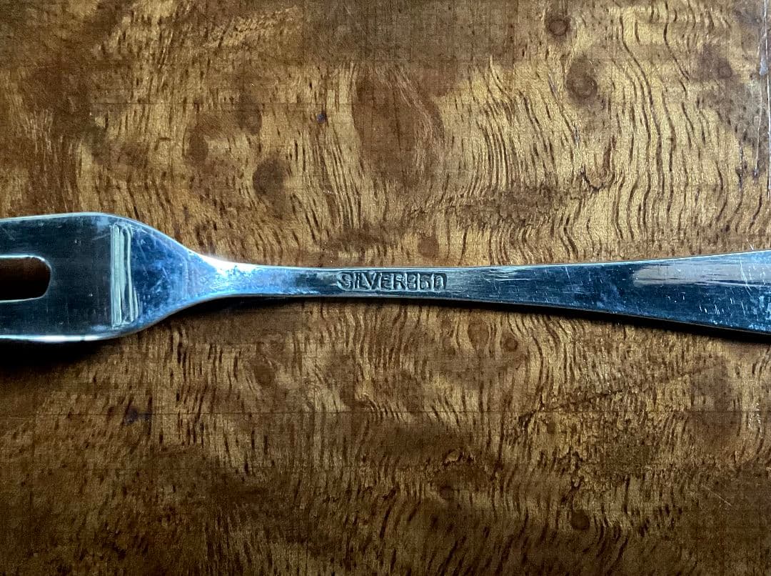 カトラリーセット　スプーン6本　フォーク6本　銀製　シルバー850　126g