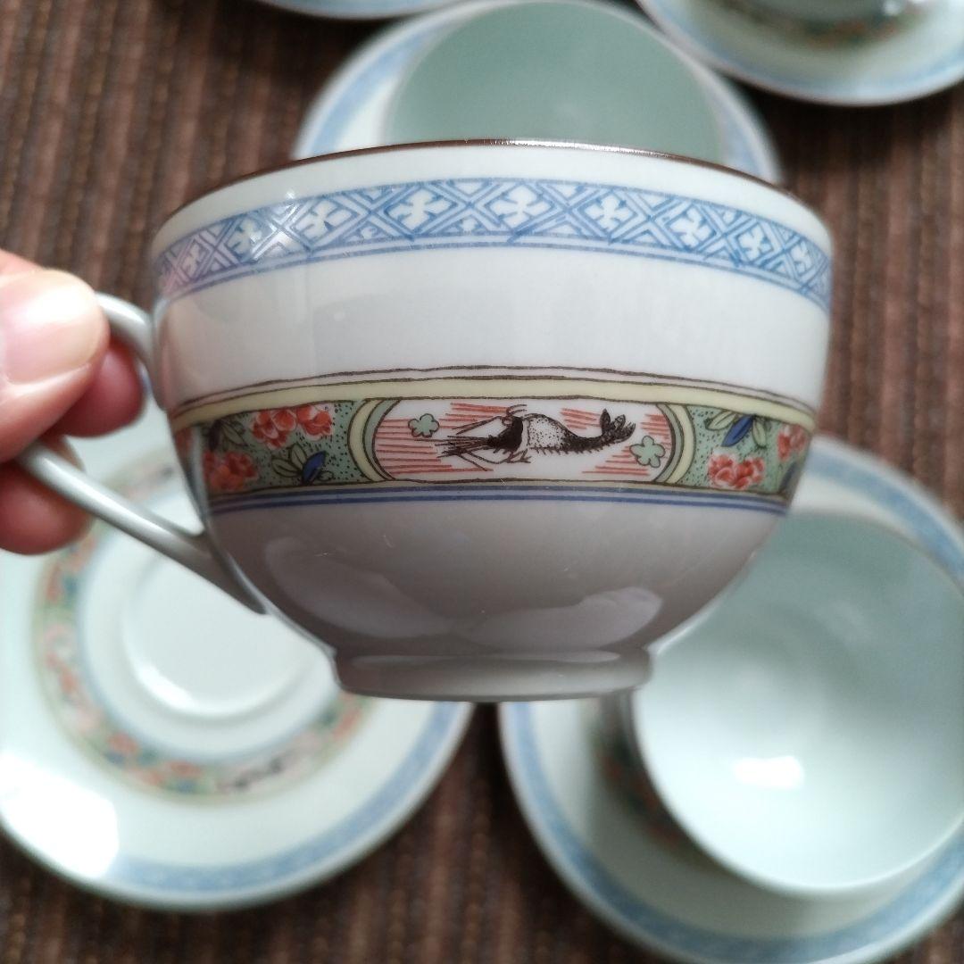 【美品】リモージュ　レイノー　ピュイフォルカ　Kan Sou　C＆S　５客