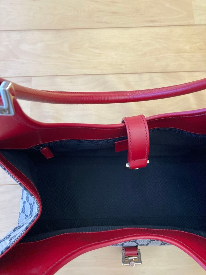 GUCCI ジャッキー GG柄 キャンバス地 ショルダーバッグ