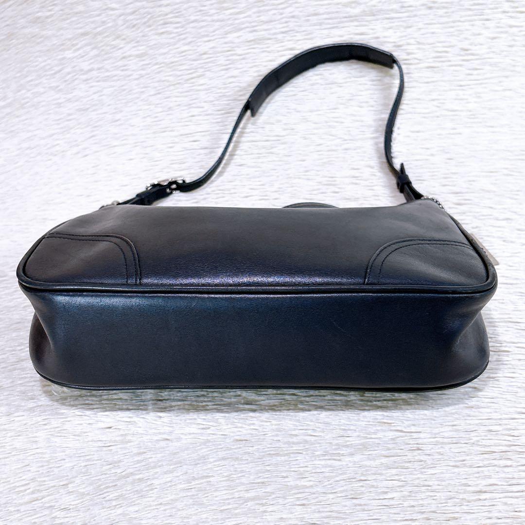 ご*ま様 ✨美品✨オールドコーチ COACH ブラックレザー ワンショルダーバッ