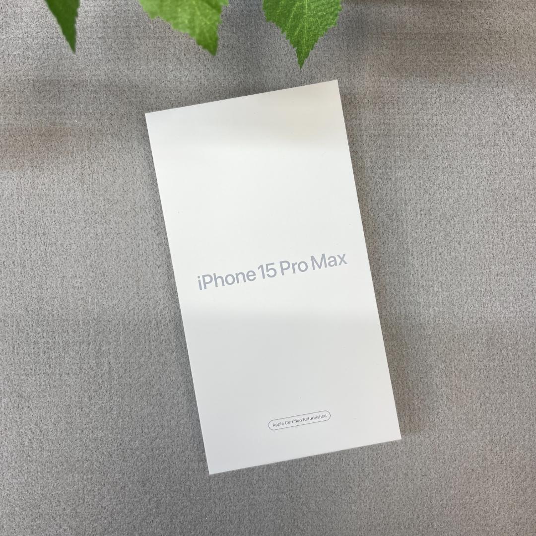 新品、未開封 iPhone 15ProMax 256GB 国内版 SIMフリー