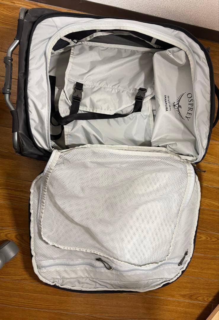 OSPLEY オスプレイ　OZONE オゾン　ローラーバック　38L 機内持込