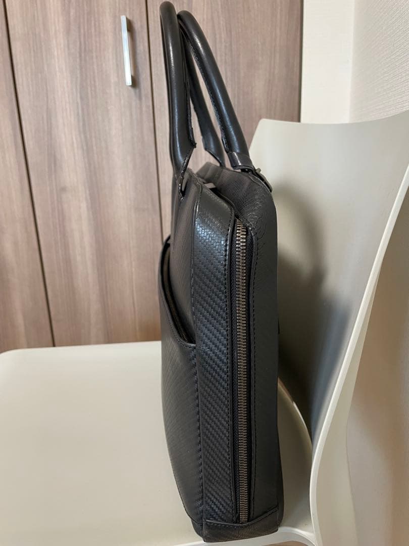 dunhill ダンヒル　シャーシ　ブリーフケース　カーボン　黒　ビジネスバッグ