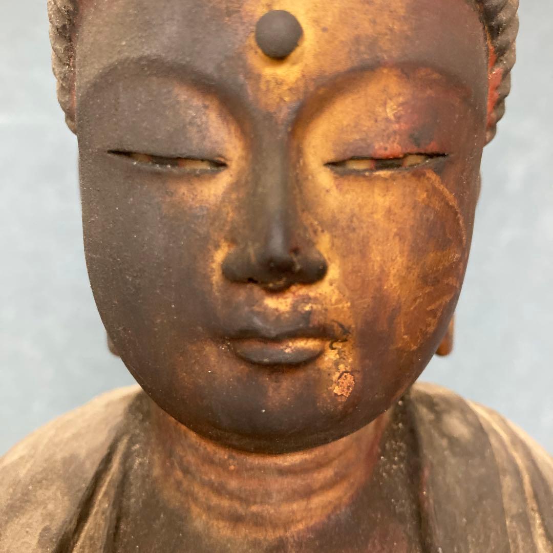 阿弥陀如来　仏像　玉眼　木彫