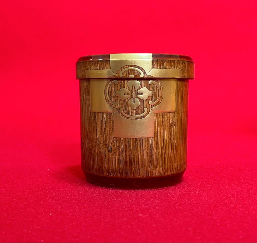 茶道具 竹工芸 茶棗 古道具 箱付き