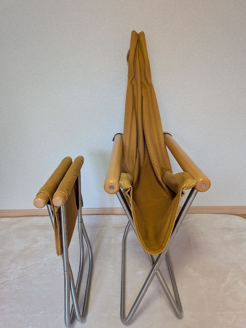 ニーチェアX オットマン付き ナチュラル/キャメル Nychair X