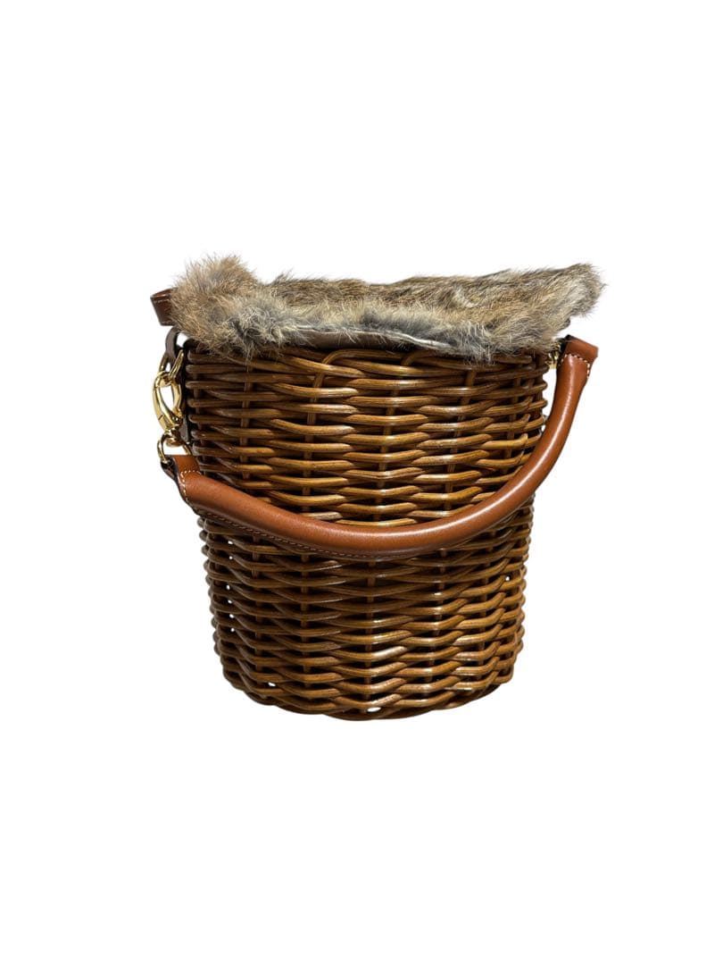 ATAO アタオ /BREEZE ブリーゼ カゴバッグ　ファーバッグ