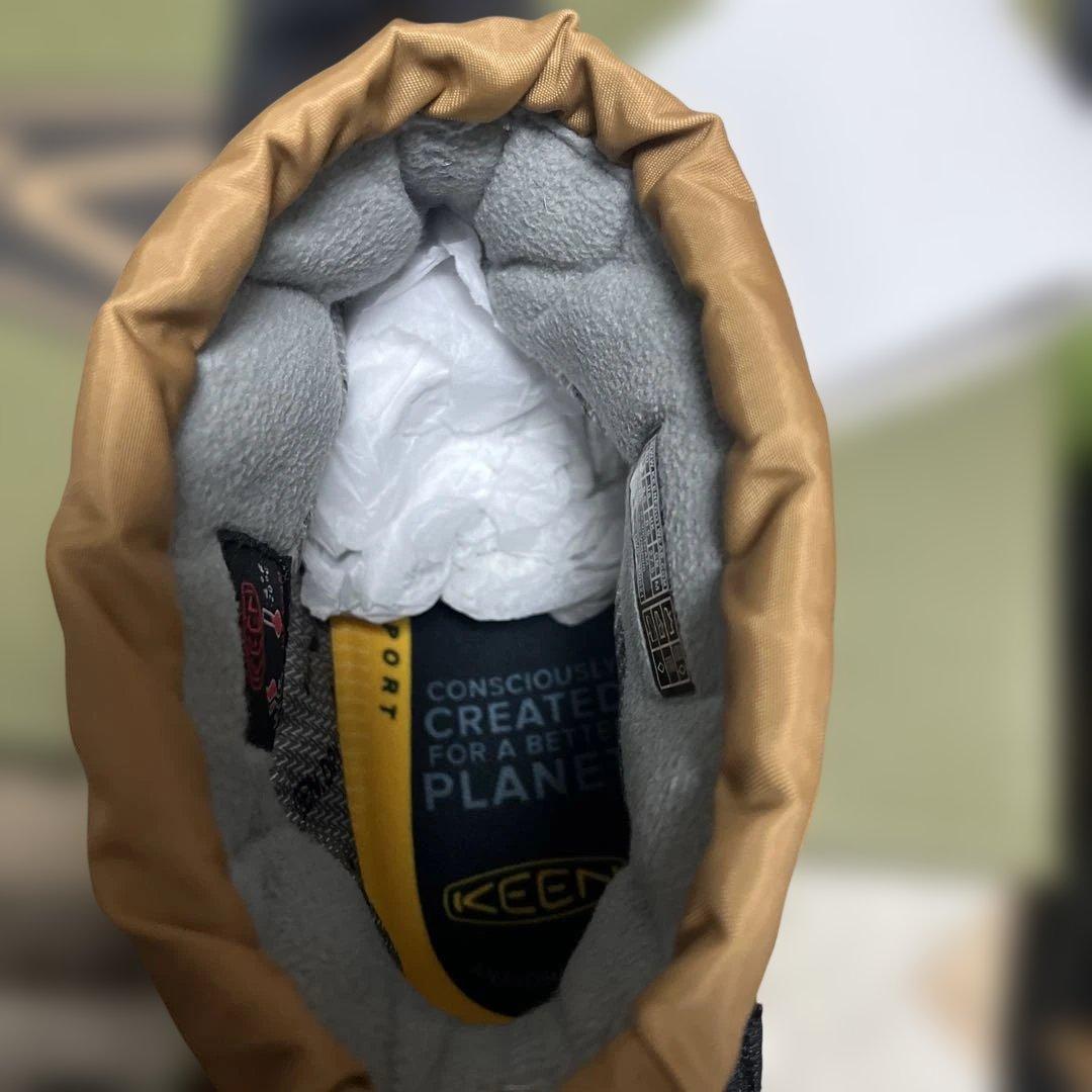 KEEN 撥水性ストラップブーツ ブラウン/ブラック　27.5