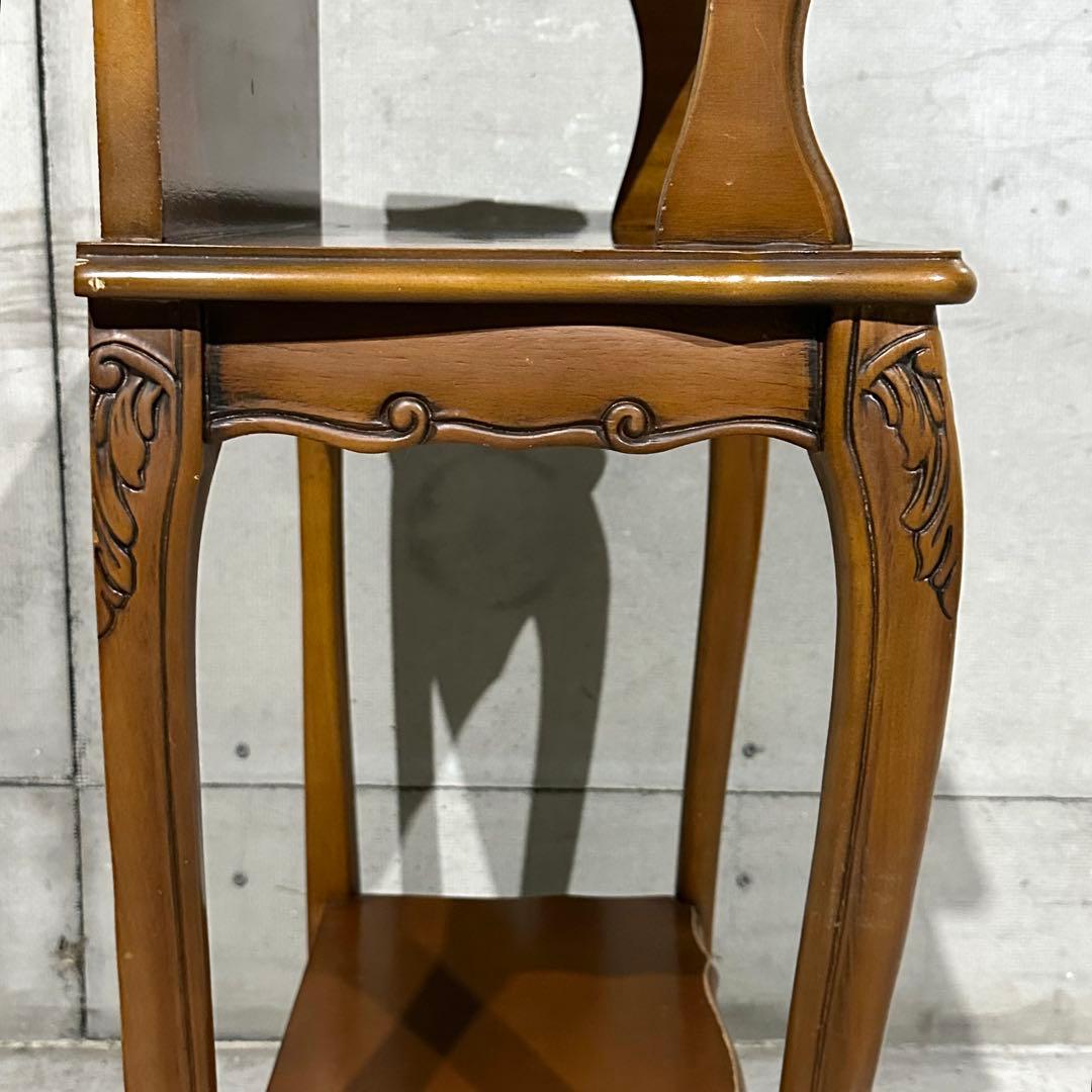 ✦80s✦ロココ調 アンティーク コンソールテーブル サイドテーブル 電話台