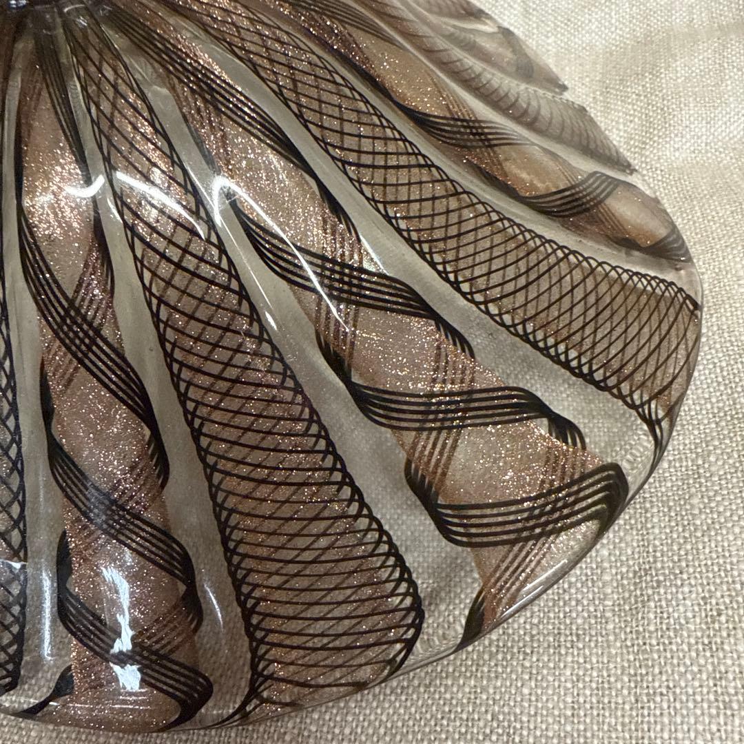 ヴェネチアングラス　ムラーノ　レース　バラリン工房　BALLARIN コンポート