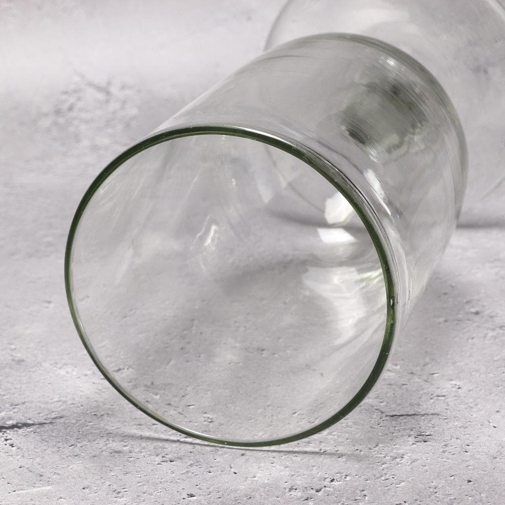 092C 剣先瓶 標本瓶 ガラスポット ウラン 古道具 アンティーク 高さ33㎝