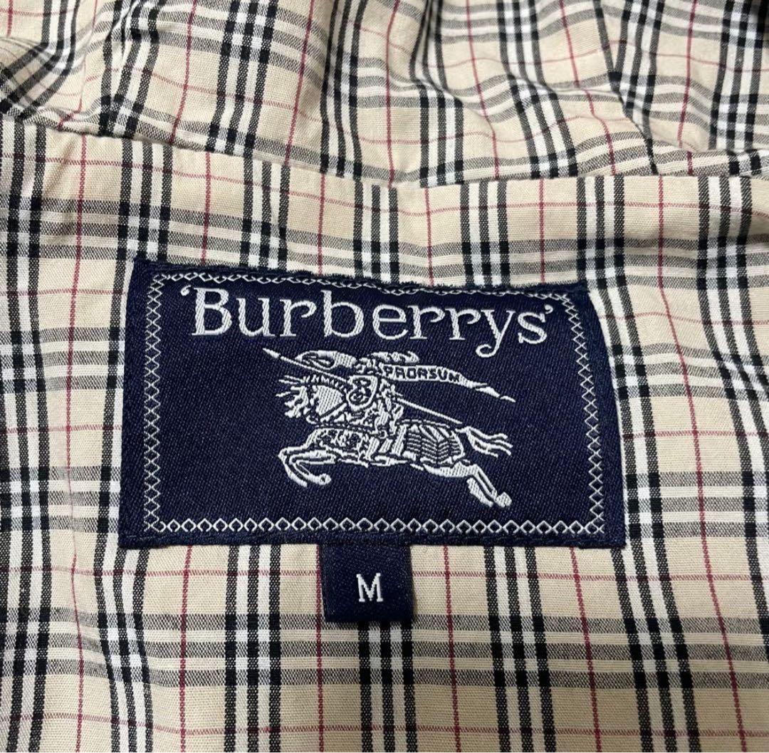 バーバリー ロゴ 刺繍 ドローコード ナイロンジャケット ノヴァチェック