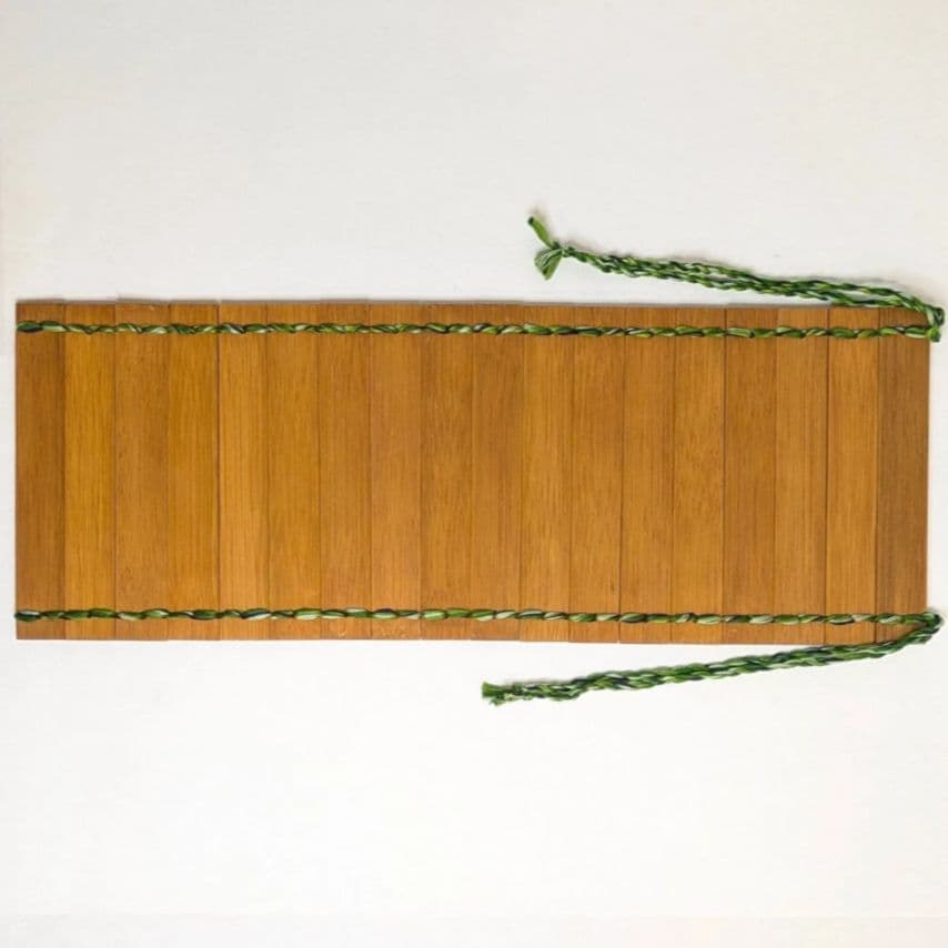 【フォロー割・新品】 竹簡　般若心経　約47cm×約18cm　漢文　浮彫り　竹