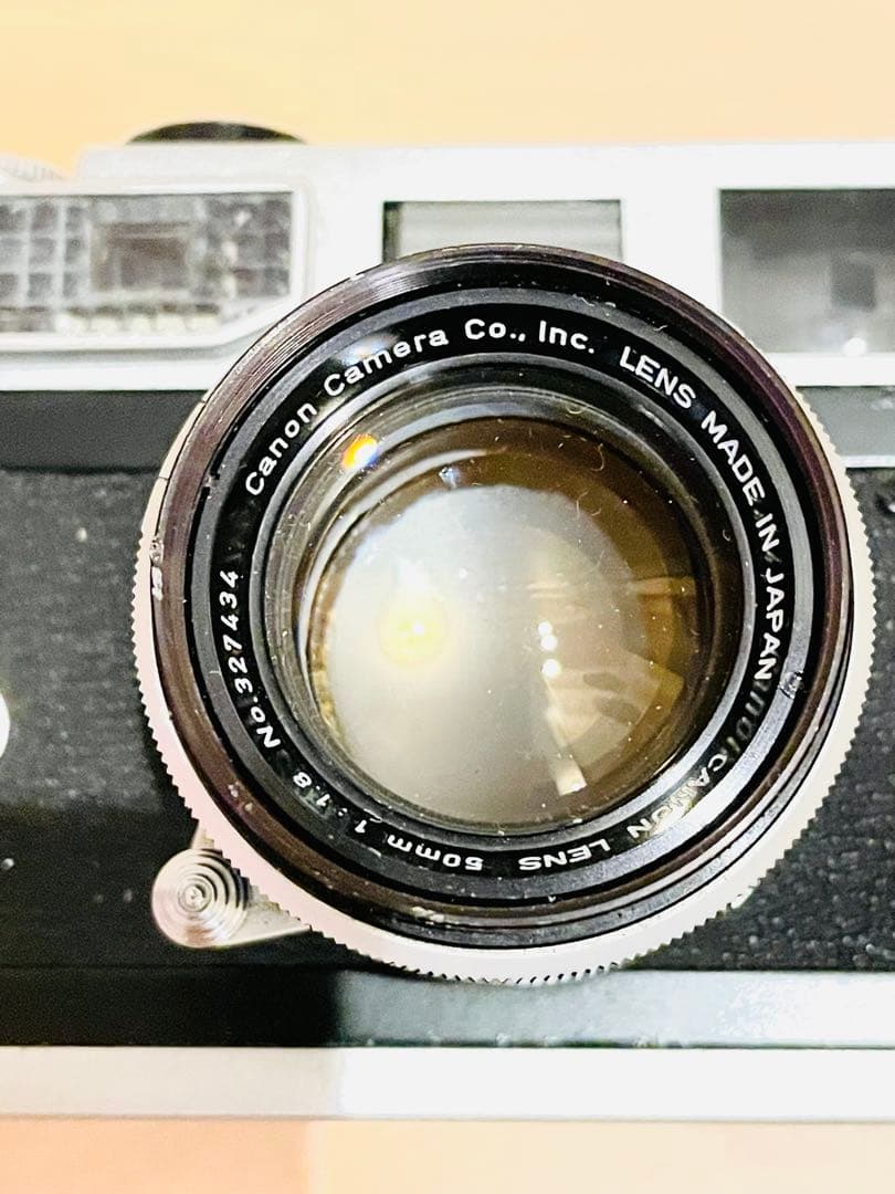 美品✨Canon model 7 レンジファインダーカメラ 50mmレンズ付き