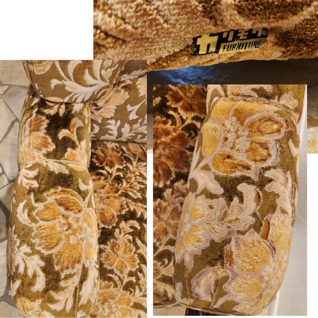 オールドカリモクkarimoku 金華山1人掛けソファ クラシック　アンティーク