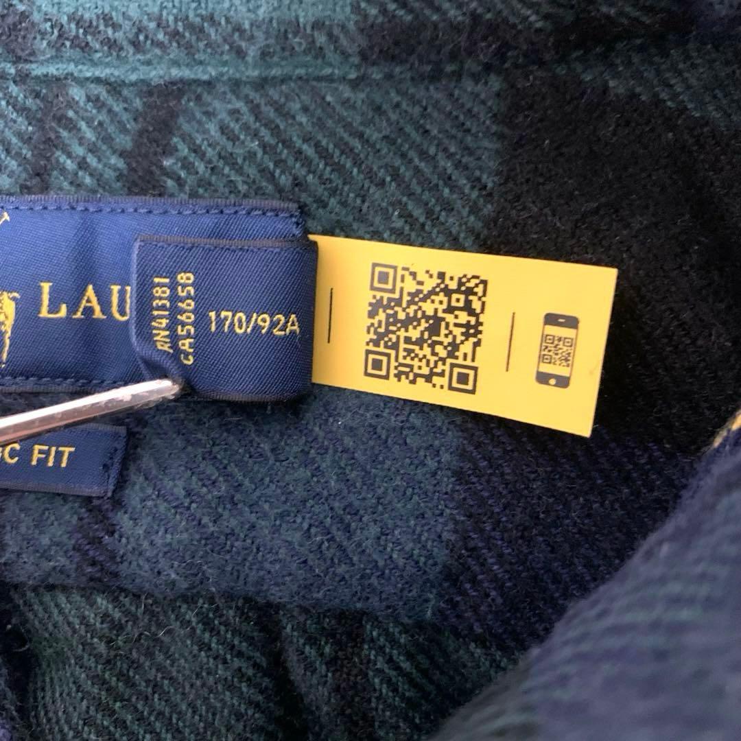 うーたん様 ラルフローレン ネルシャツ チェック ポニー刺繍 ユニセックス