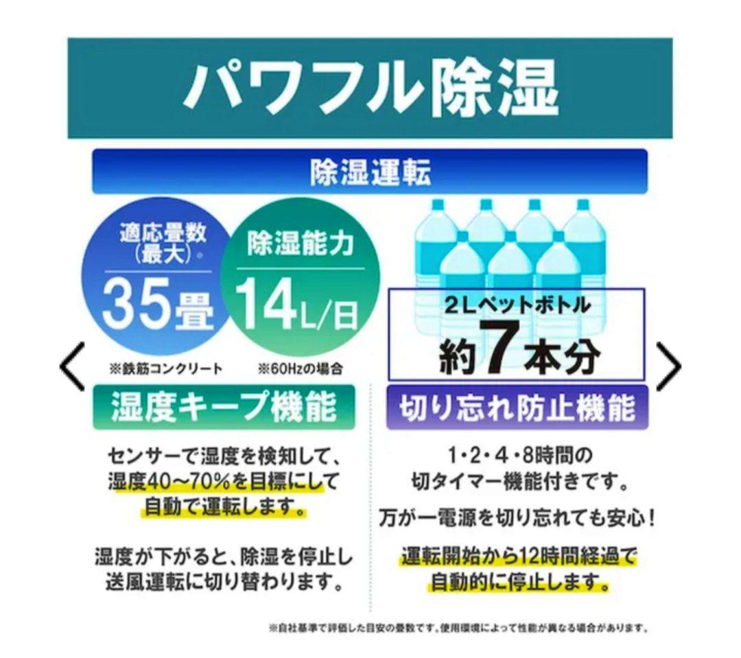【未使用】アイリス 除湿 衣類乾燥機 35畳 IJC-H140