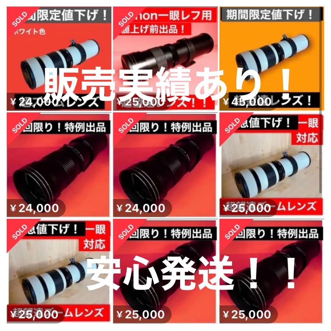 驚異のズームレンズ！SONYミラーレスカメラ用！便利な袋付き！アダプター付き！