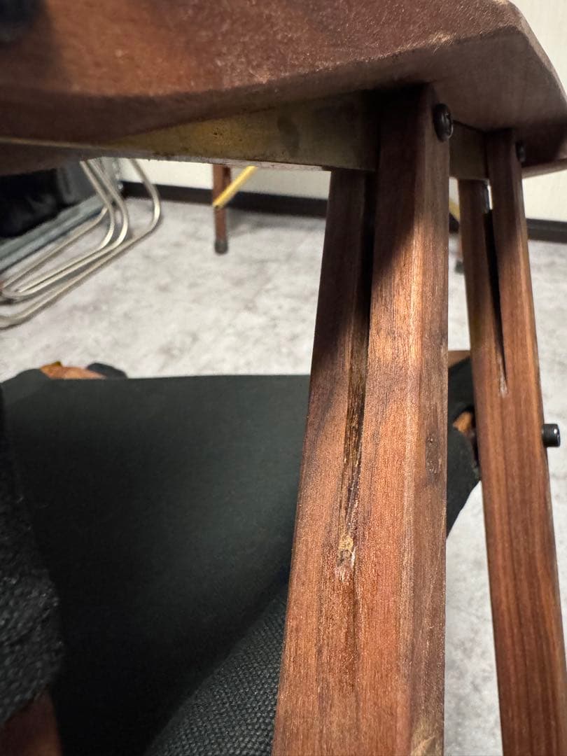 ハ*ー様 キャンプオンパレード　コンダクターズチェア　二脚セット　ジャンク