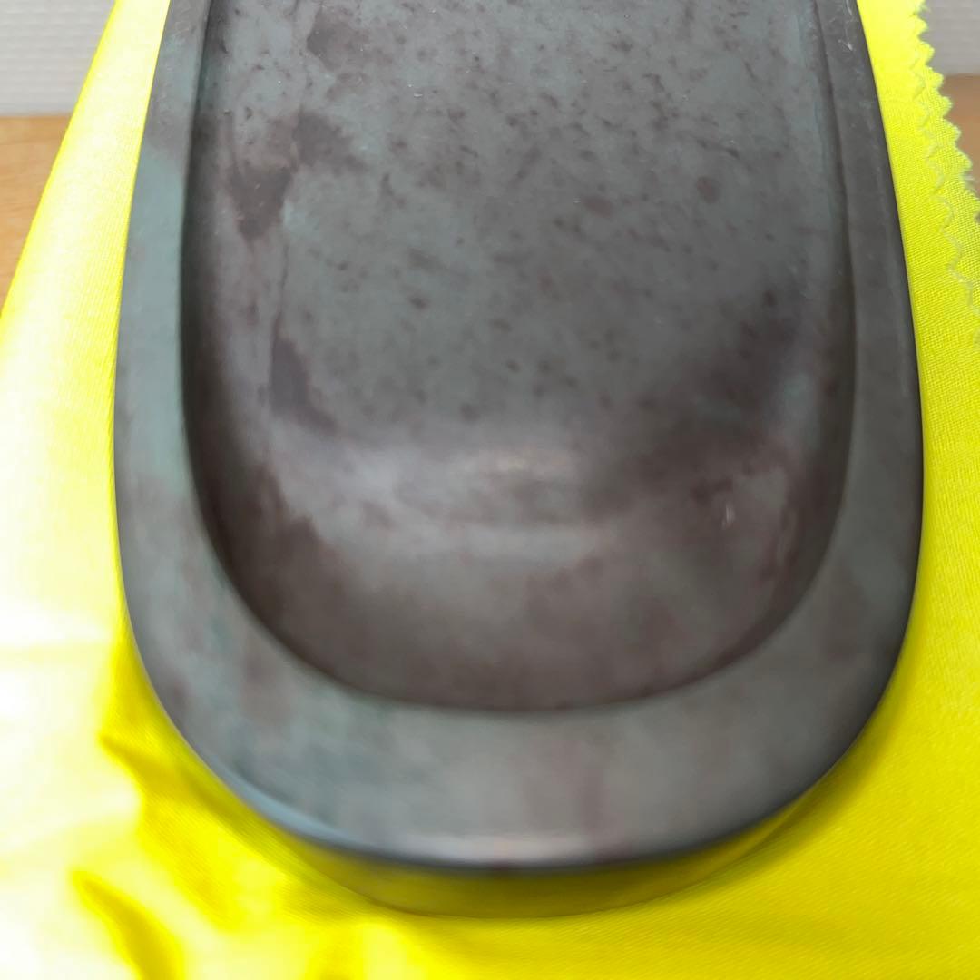 ⭕️赤間紫金石　赤間硯　下井百合昭　昭竜山　新品美品　小判型　手間かかる　女性好み