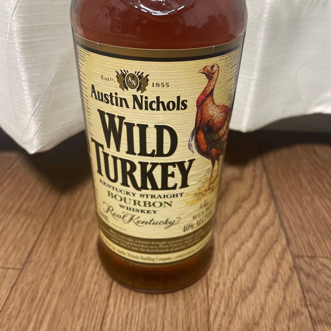 ワイルドターキー　バーボンウイスキー リアルケンタッキー　旧ボトル　終売品
