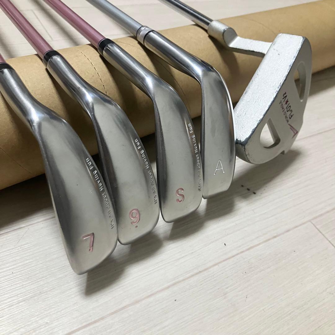 レディースゴルフセット OnreD/WORLDEAGLE他クラブ計8本バック付