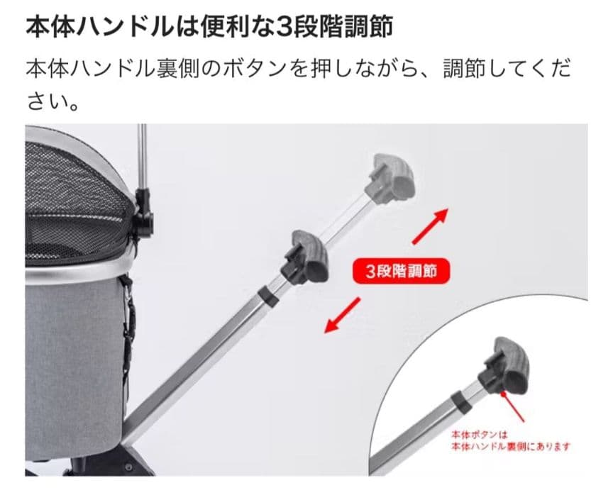 【一度使用美品】CAINZ カインズ　電車に乗せられるペットカート