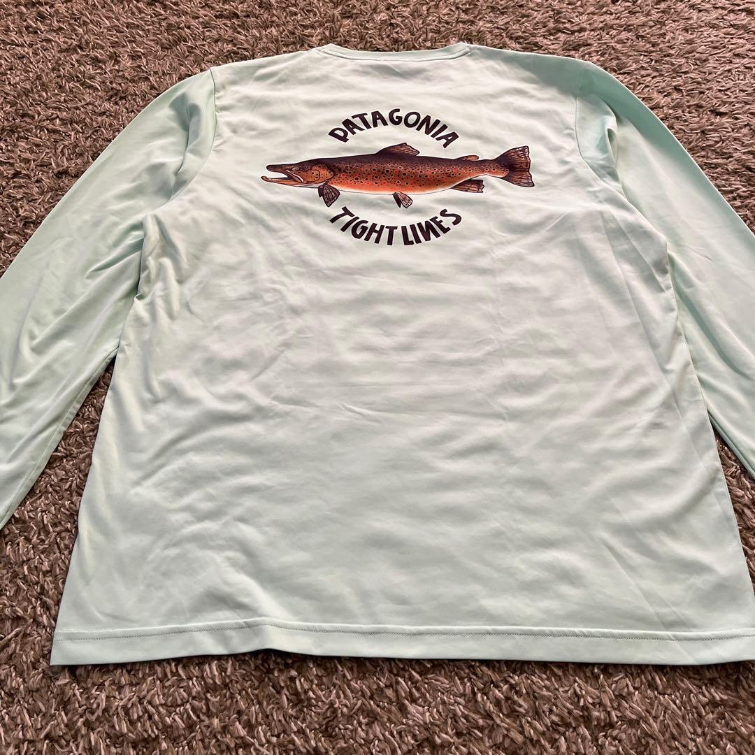 パタゴニア キャプリーンクールデイリーロングスリーブ フィッシュグラフィック