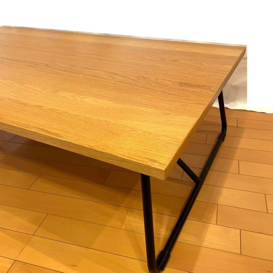 無印良品 折りたたみローテーブル オーク材 幅120