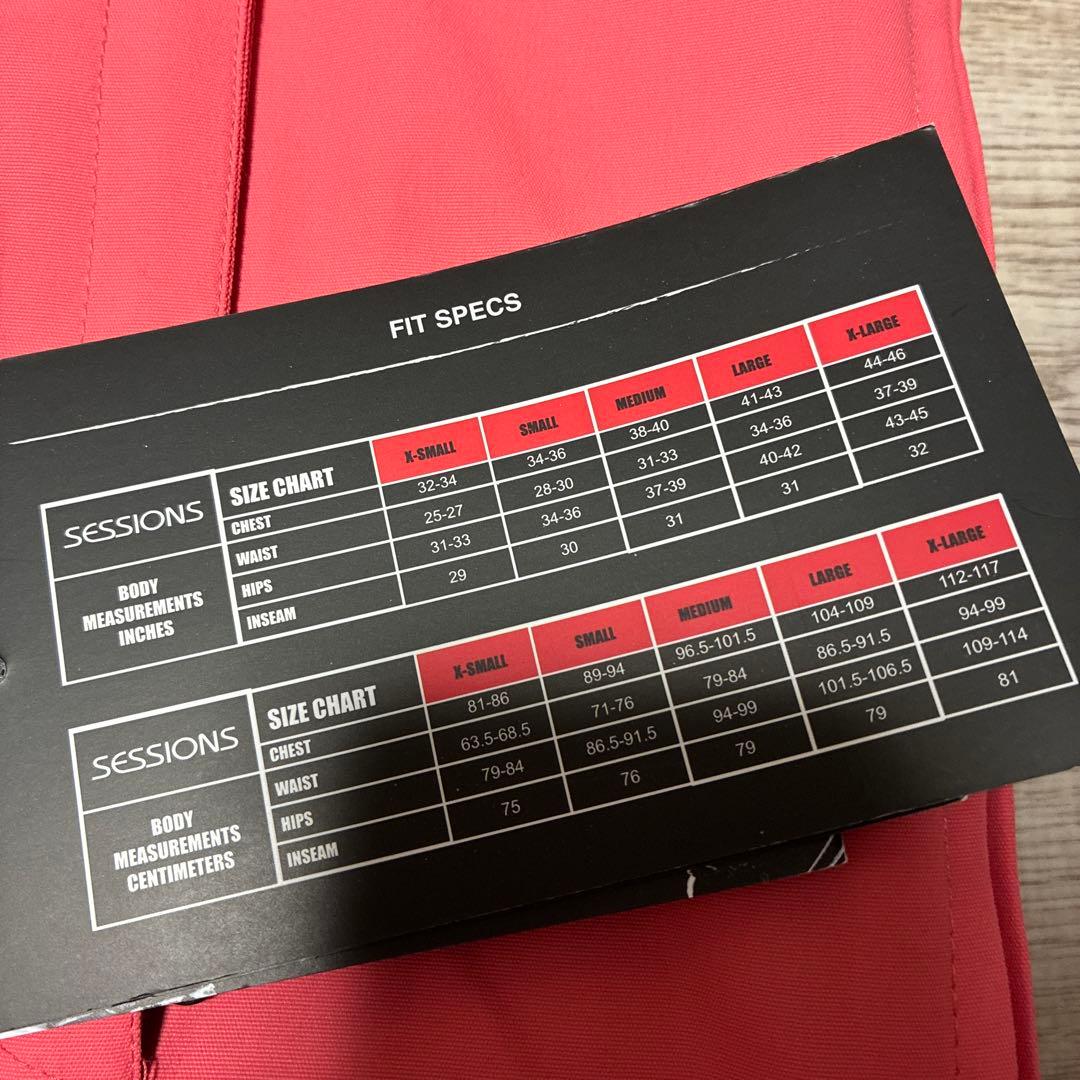 未使用 SESSIONS セッションズ スノーボードウェアアノラックジャケットM