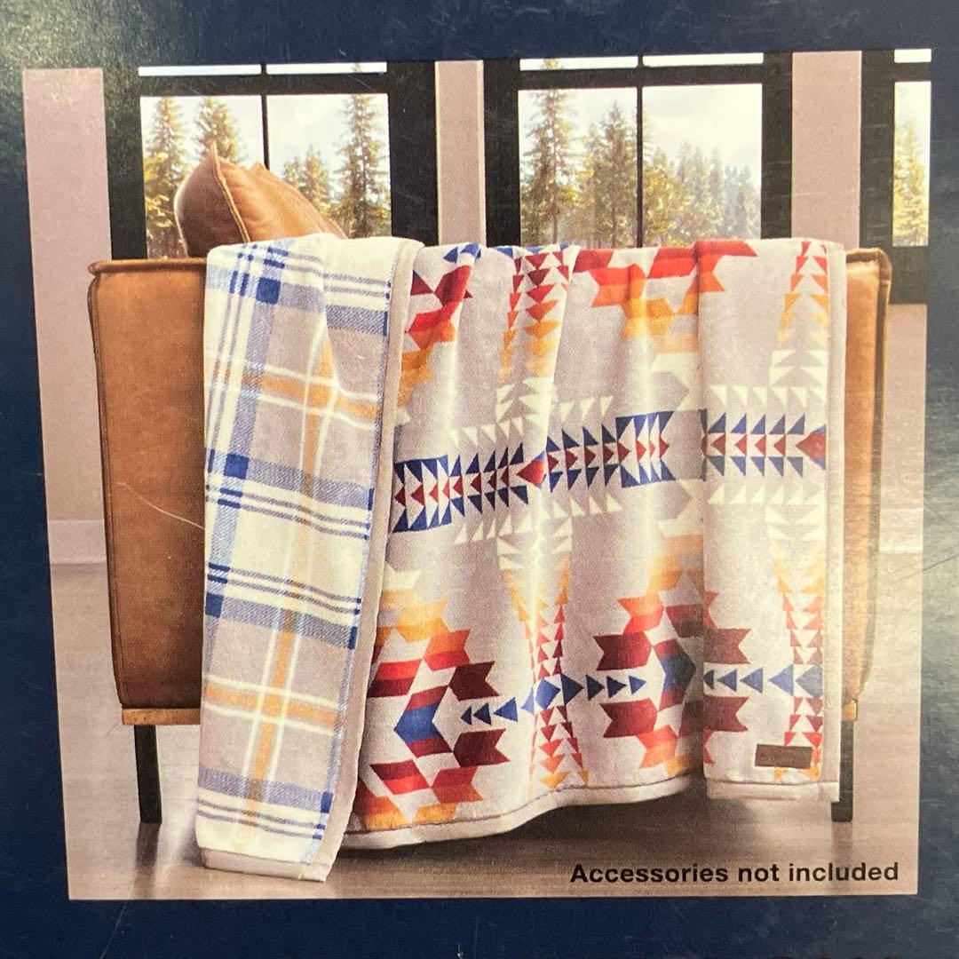 即日発送　3枚柄違い　PENDLETONリバーシブルブランケット　コストコ