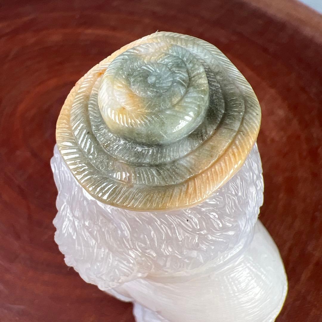 天然石 麦わらトイプードル　瑪瑙