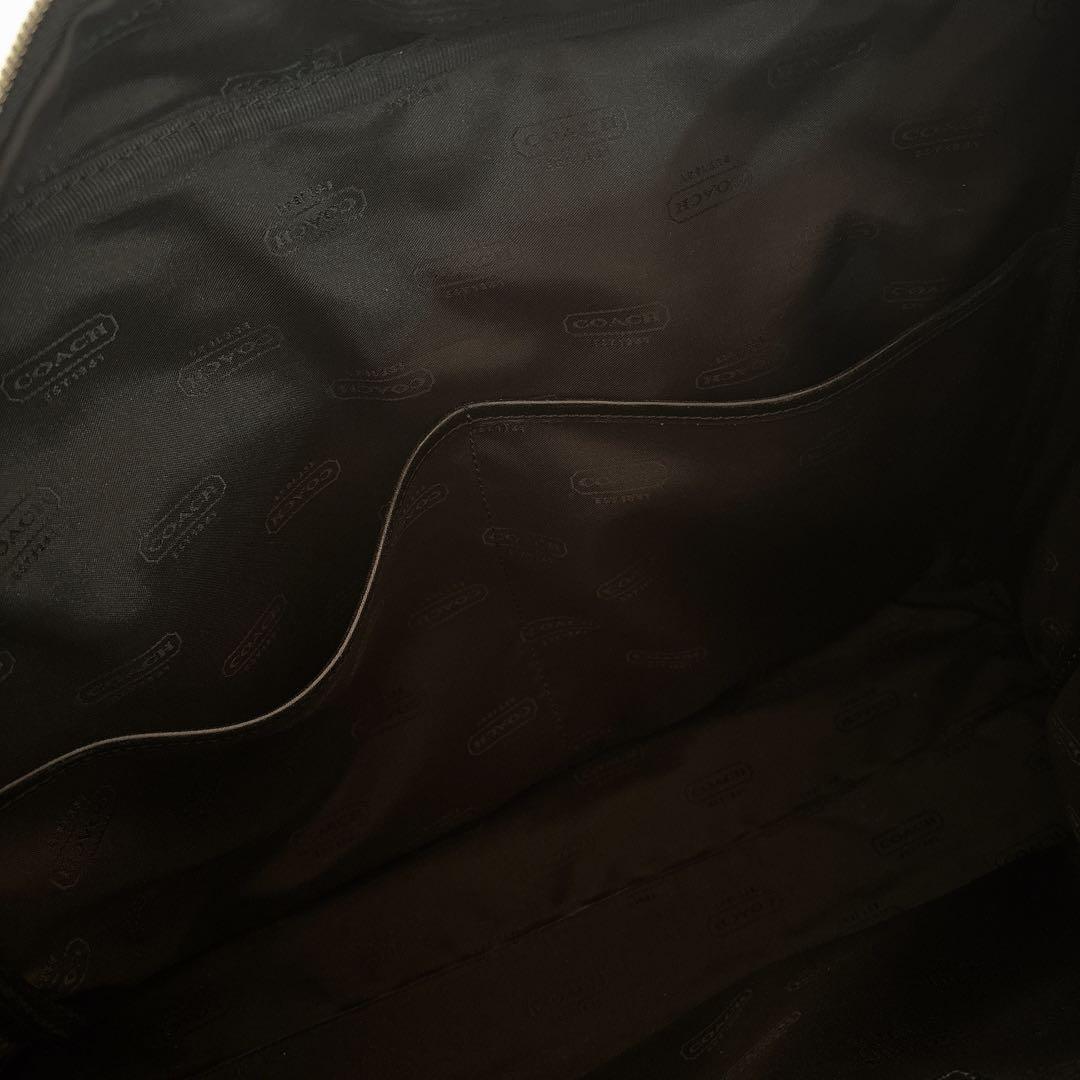 COACH 黒 レザー ビジネスバッグ 2way ブリーフケース