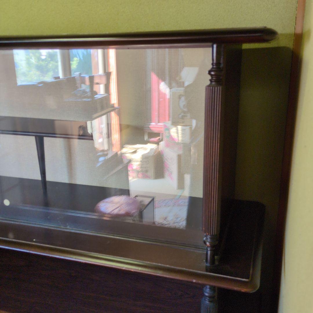 ★アンティーク茶箪笥★鎌倉彫り 違い棚 飾り棚