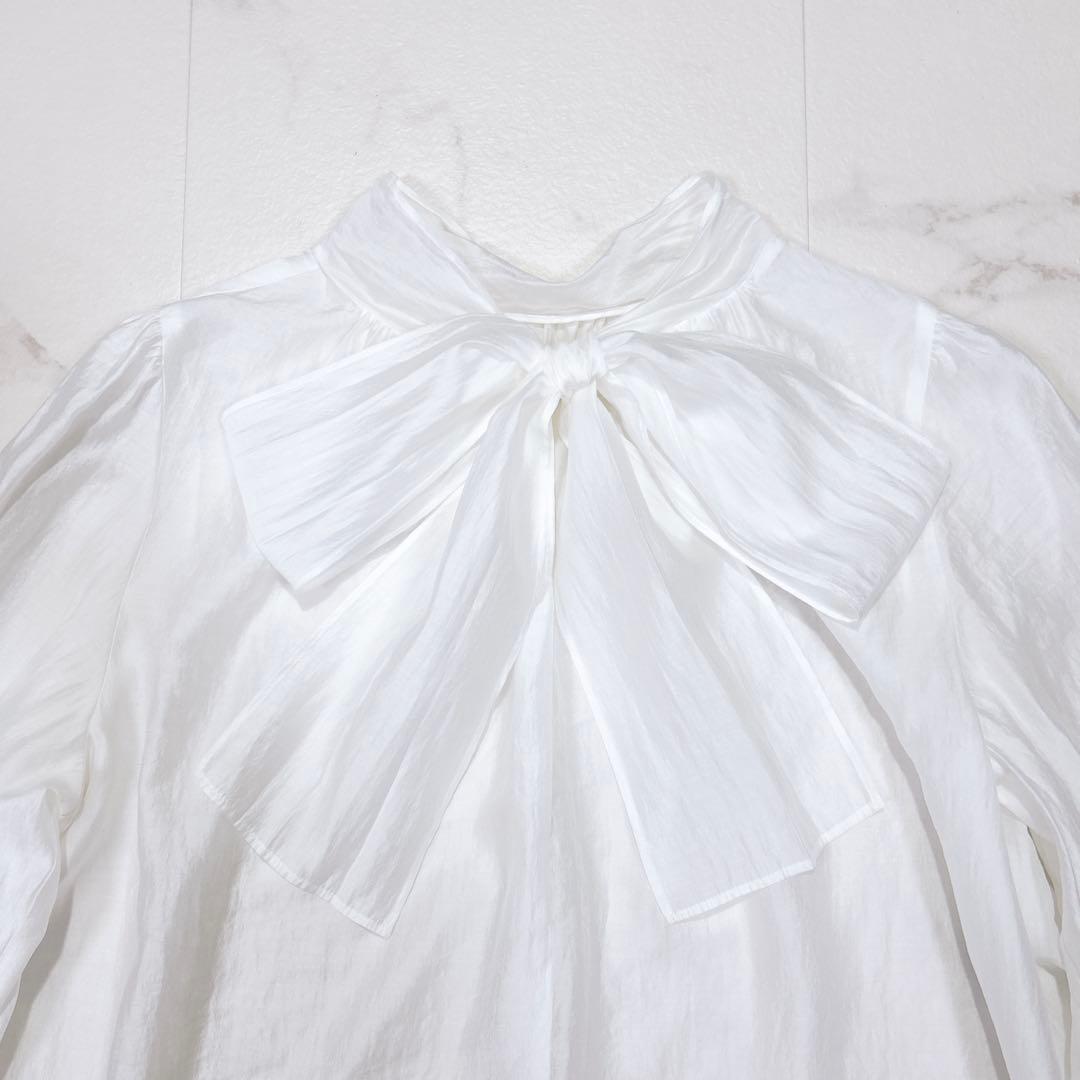 beautiful life ノーリーズ 2WAYシアーリボンブラウス