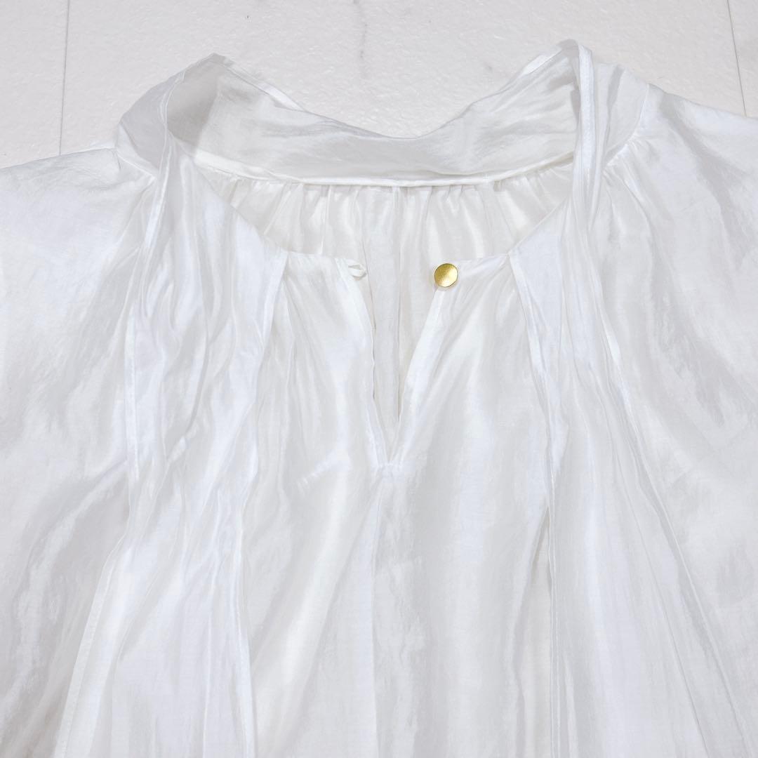 beautiful life ノーリーズ 2WAYシアーリボンブラウス