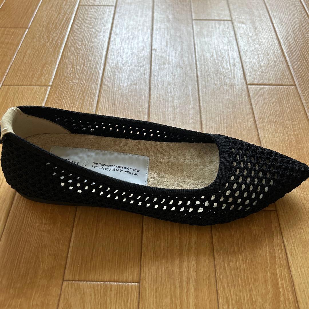 Öffen ブラック フラットシューズ 39